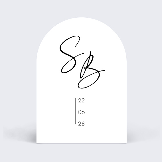 Faire part mariage Pleins & Déliés