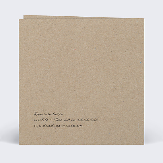 Faire-part Mariage Message Humoristique