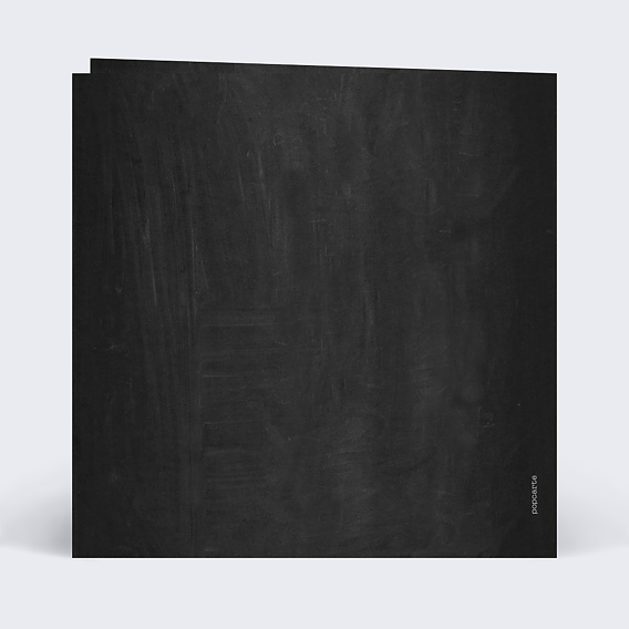 Faire part mariage Ardoise Multi-photos Verso