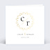 Faire-part Mariage Monogramme
