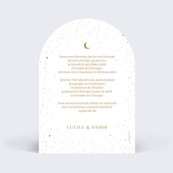 Faire-part Mariage Astrologie