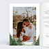 Faire part mariage Forêt Verte Intérieur Gauche