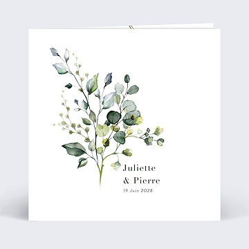 Faire-Part de Mariage Virtuel Herbarium