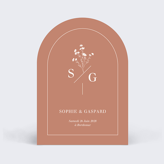 Faire-part Mariage Botanica