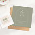 Faire part mariage Botanica avec Graines