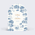 Faire-part Mariage Toile de jouy