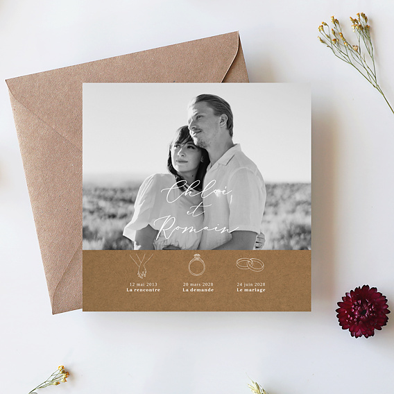 Faire part mariage Célébration Après 4