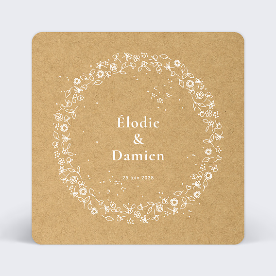 Faire part mariage Fleurs de Printemps