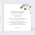 Faire-part Mariage Couronne Ocre Eucalyptus