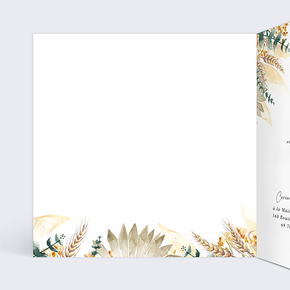 Faire-part Mariage Bohemia II