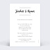 Faire-part Mariage Ecume