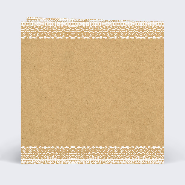 Faire-part Mariage Fleurs des Champs Verso