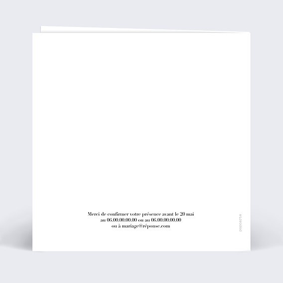 Faire-part Mariage Minimal