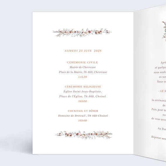Faire-part Mariage Sur la Balancoire