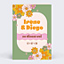 Faire-part Mariage Rétro 70