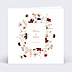 Faire-part Mariage Étiquette Jardin Sauvage
