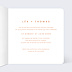 Faire part mariage Petite Fleur Intérieur Droit