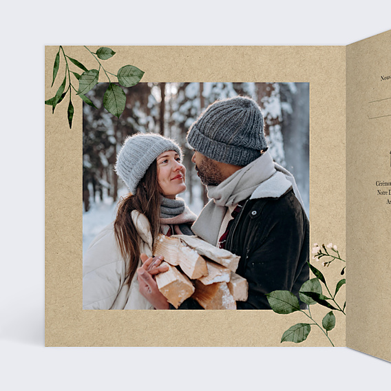 Faire-part Mariage Automne Chic
