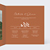 Faire-part Mariage Bouquet Champêtre Terracotta