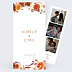 Faire part mariage Bouquet Parfumé décomposé