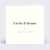 Faire-part Mariage Faire-part Mariage Classique Beige