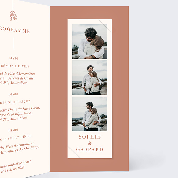 Faire-part Mariage Botanica