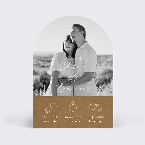 Faire part mariage Célébration