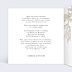Faire-part Mariage Initiales Fleuries avec graines