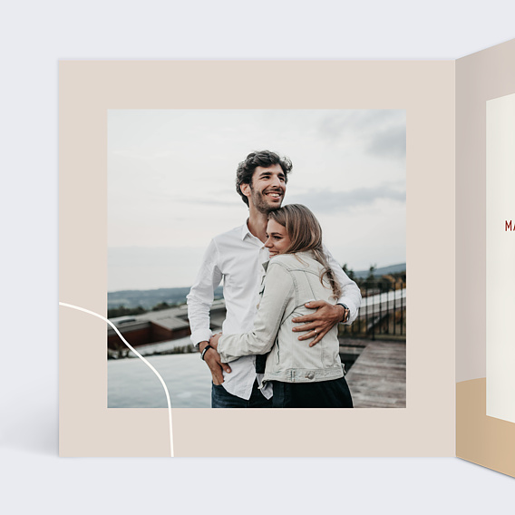 Faire part mariage Dream Intérieur Gauche