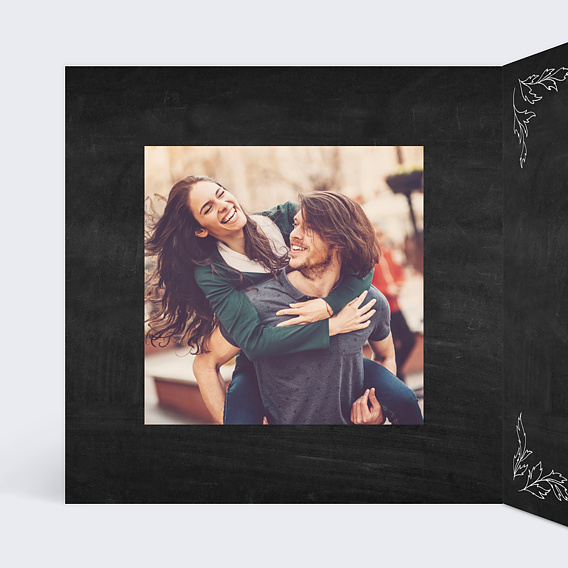 Faire part mariage Envolée Bucolique Intérieur Gauche