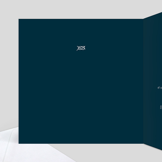 Faire part mariage Jolis noeuds Intérieur Gauche