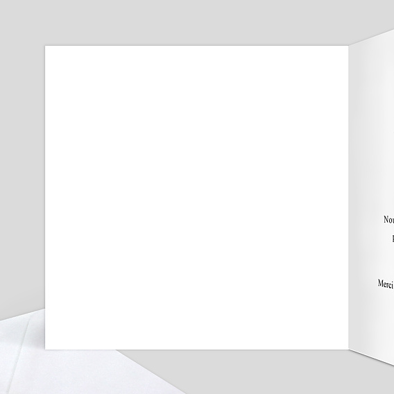 Faire part mariage Thème Cinéma Intérieur Gauche