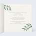 Faire part mariage Arche et Oliviers Intérieur Droit