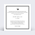 Faire-part Mariage Noir et Blanc