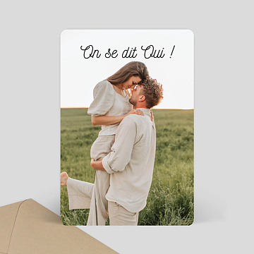 Faire-part Mariage Tirets