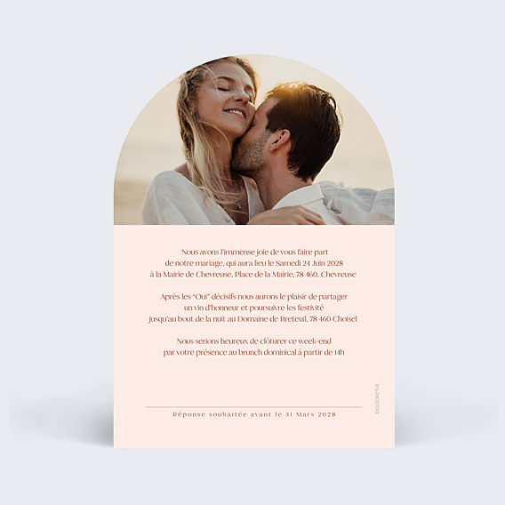 Faire-part Mariage Grande Date