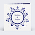 Faire-part Mariage Flocon Aquarelle