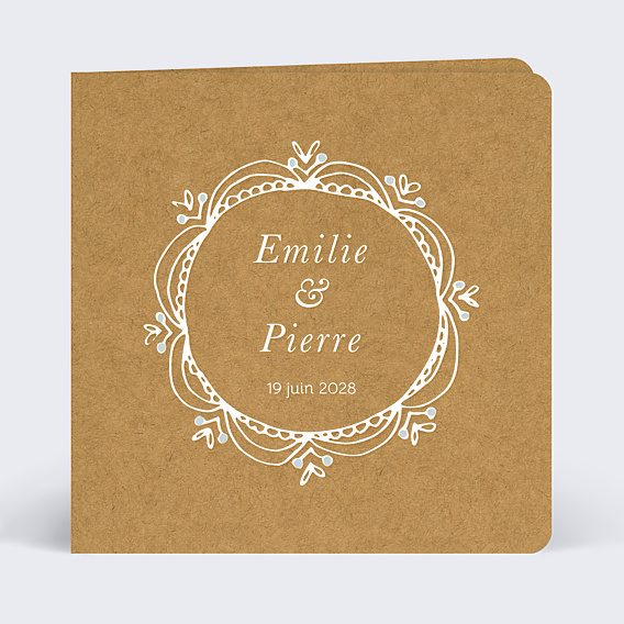 Faire-part Mariage Faire-part mariage timeline dentelle
