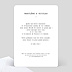 Faire part mariage Polaroïd Simple Verso