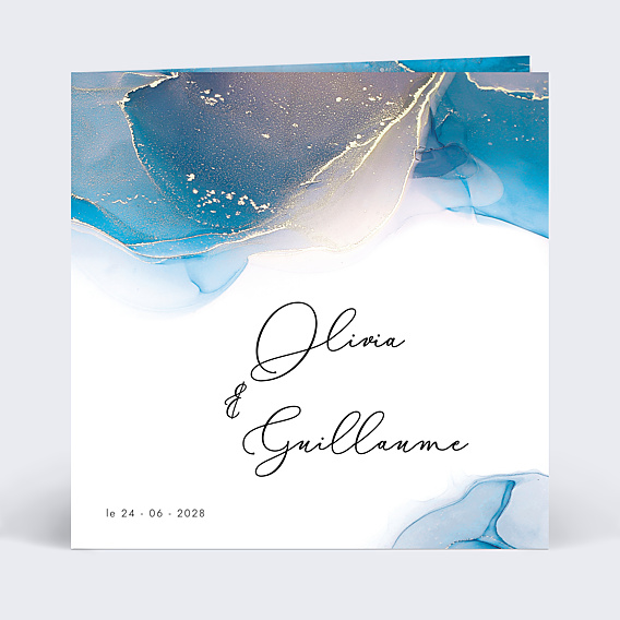 Faire part mariage Opaline