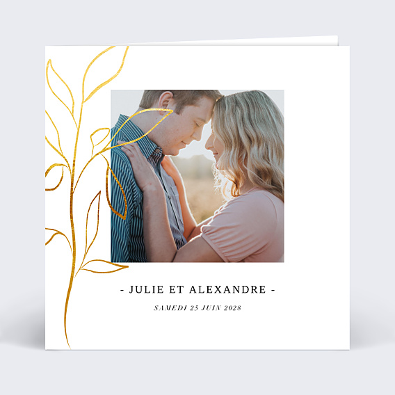 Faire-part Mariage Lancéolée