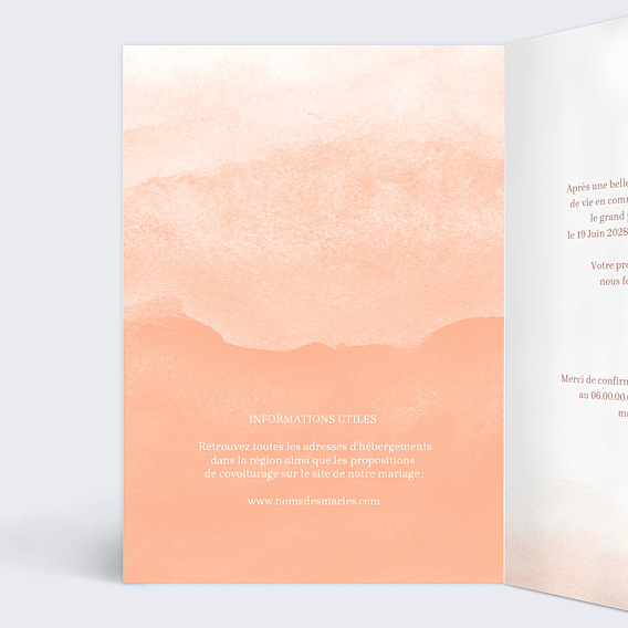 Faire-part Mariage Dune