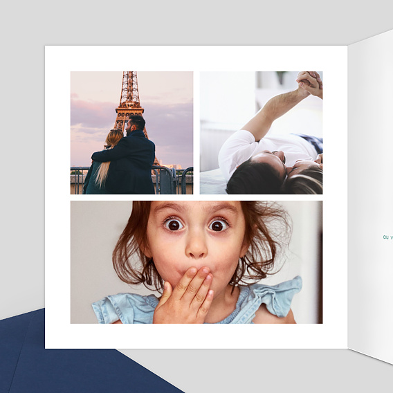 Faire part mariage Pop Liberty Intérieur Gauche