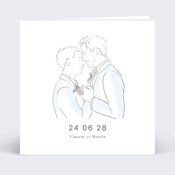 Faire part mariage Harmonie