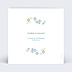 Faire-part Mariage Petites fleurs bleues