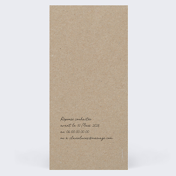 Faire-part Mariage Message Humoristique