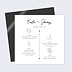 Faire part mariage Timeline Calligraphie