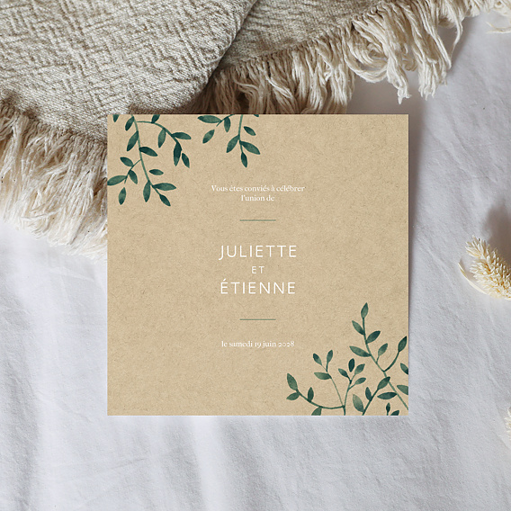 Faire part mariage Ombrage Après 3