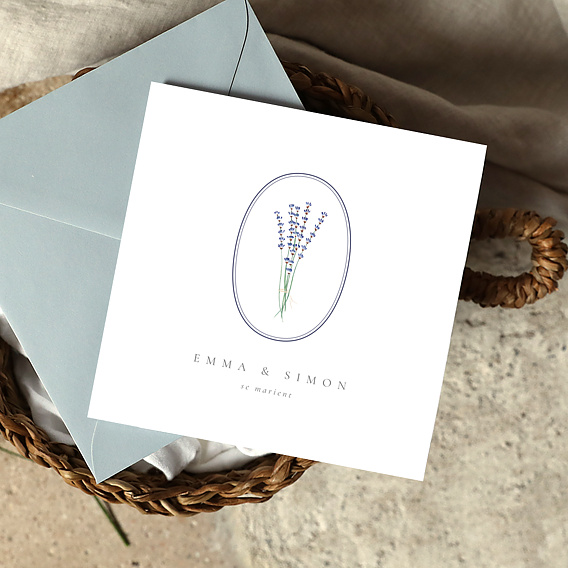 Faire part mariage Provençale Après 3