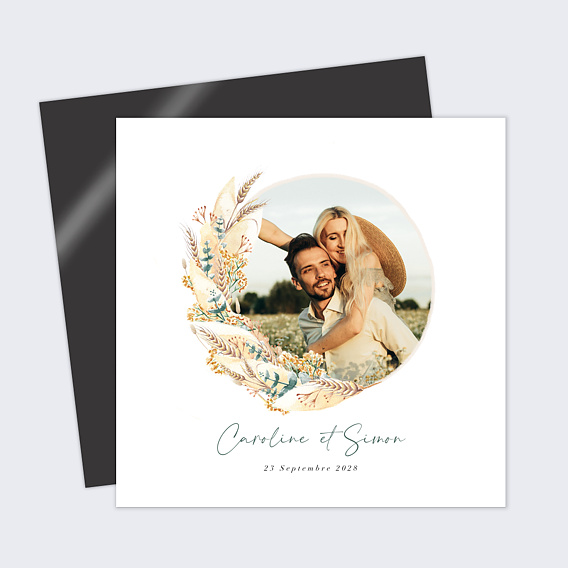 Faire part mariage Bohemia II